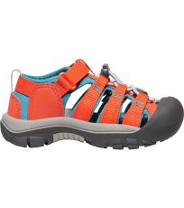 Dětské letní sandály NEWPORT H2 CHILDREN KEEN safety orange/fjord blue