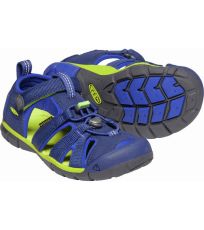 Dětské sandály SEACAMP II CNX JR. KEEN blue depths/chartreuse