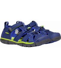 Dětské sandály SEACAMP II CNX JR. KEEN blue depths/chartreuse