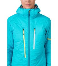 Dámská zateplená skialpová bunda GABBY HOODY HANNAH Scuba blue