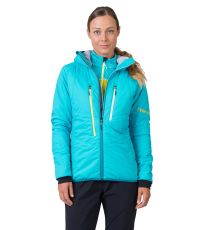 Dámská zateplená skialpová bunda GABBY HOODY HANNAH Scuba blue