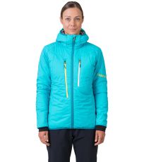 Dámská zateplená skialpová bunda GABBY HOODY HANNAH Scuba blue