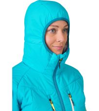 Dámská zateplená skialpová bunda GABBY HOODY HANNAH Scuba blue