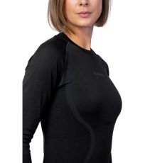 Dámské funkční bezešvé termotriko THERMO ACTIVE TS L/S W HANNAH anthracite