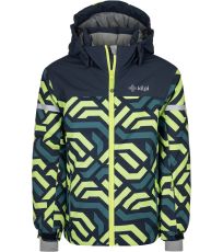 Chlapecká lyžařská bunda ATENI-JB KILPI Tmavě zelená