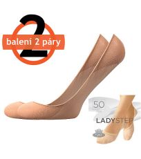 Silonové ponožky - 2 páry LADY 50 DEN Lady B beige