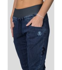 Dámské lezecké džínové kalhoty CERRO RAFIKI dark blue denim